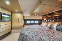a bed on a boat